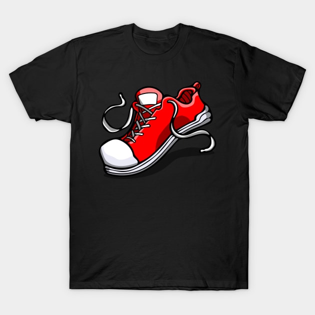 Red Shoe *RGB Collection* T-Shirt by deancoledesign